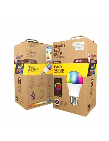 Bombilla muvit io a60 e27 8.5w rgb