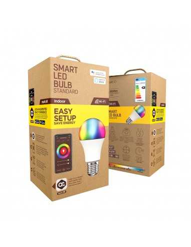 Bombilla muvit io a60 e27 8.5w rgb