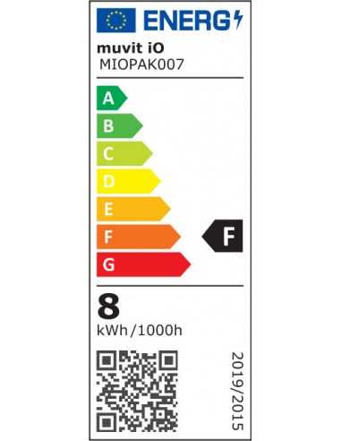 Bombilla muvit io a60 e27 9w rgb pack 2 unidades