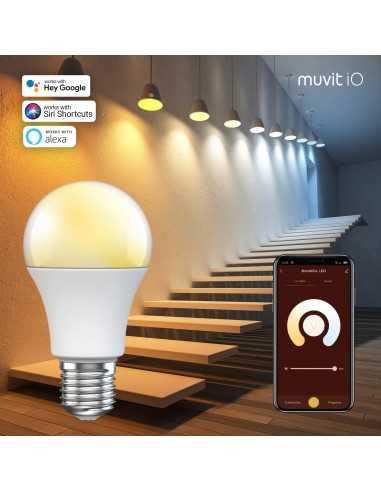 Bombilla muvit io a60 e27 8w cct