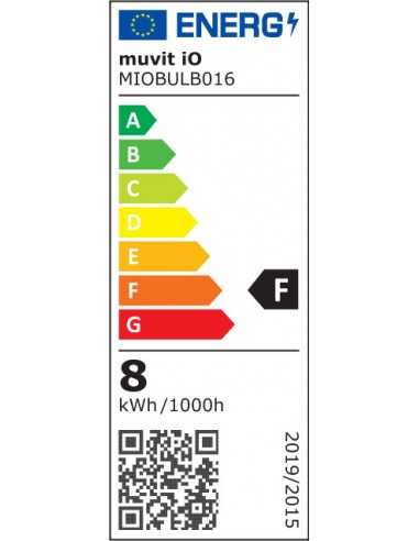 Bombilla muvit io a60 e27 8w cct