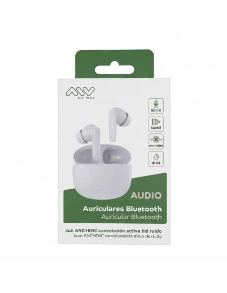 Auriculares myway mwhph0028 inalambrico blanco Auriculares myway mwhph0028 inalambrico blanco