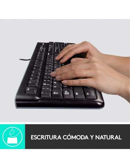 Combo teclado y raton logitech mk120 optico usb 2.0 negro