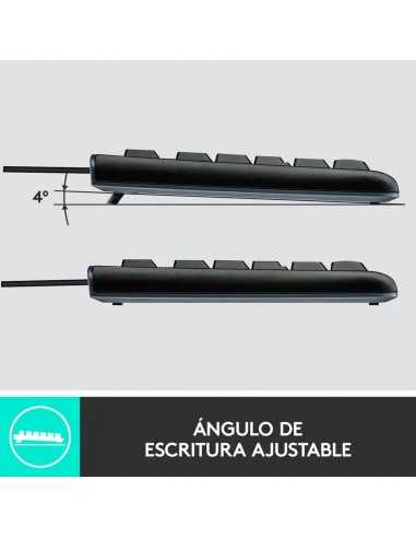 Combo teclado y raton logitech mk120 optico usb 2.0 negro