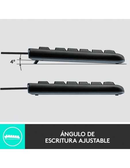 Combo teclado y raton logitech mk120 optico usb 2.0 negro