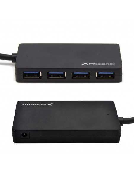 Hub phoenix usb 4 puertos usb 3.0 portatil Hub phoenix usb 4 puertos usb 3.0 portatil