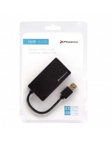 Hub phoenix usb 4 puertos usb 3.0 portatil