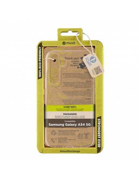 Funda muvit recycletek para samsung galaxy a54 5g transparente