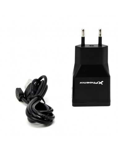 Cargador usb 5v 2 salidas 2a con cable micro usb
