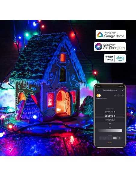Guirnalda luces muvit io wifi rgb 6m Guirnalda luces muvit io wifi rgb 6m