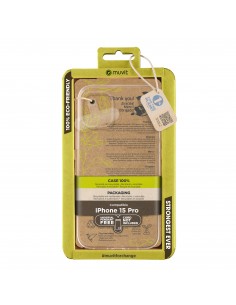 Funda muvit recycletek para apple iphone 15 pro transparente