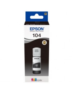 Cartucho ecotank epson 104 negro ink 65ml botella