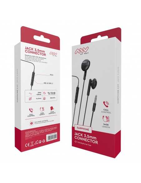 Auriculares myway mwhph0019 negro Auriculares myway mwhph0019 negro