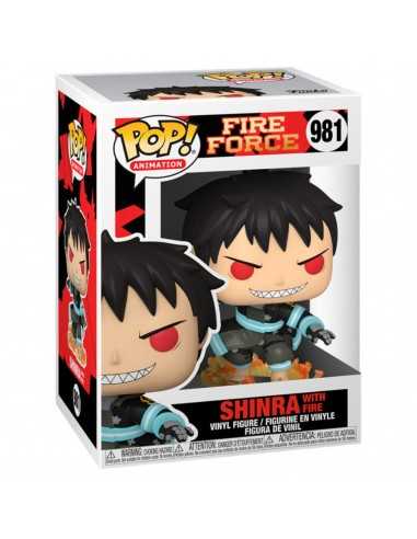 Funko pop animacion fire force shinra con fuego 56159