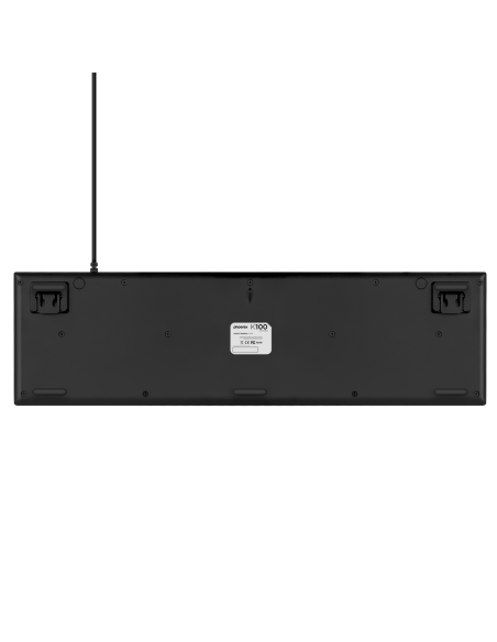 Phoenix k100 teclado multimedia usb negro qwerty oficina Phoenix k100 teclado multimedia usb negro qwerty oficina