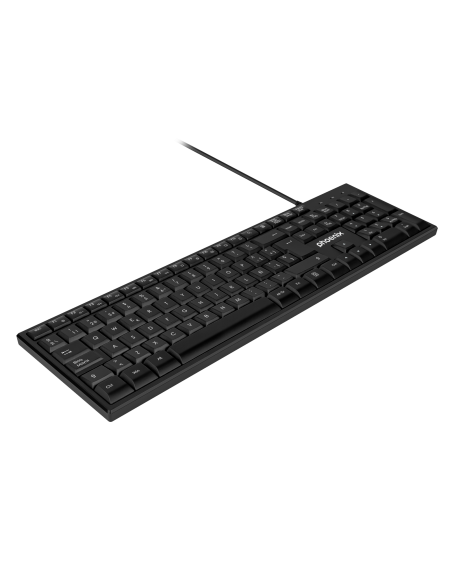 Phoenix k100 teclado multimedia usb negro qwerty oficina Phoenix k100 teclado multimedia usb negro qwerty oficina