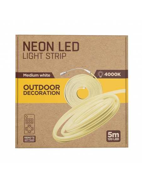 Tira led muvit io neon ip65 4000w 5m blanco medio Tira led muvit io neon ip65 4000w 5m blanco medio