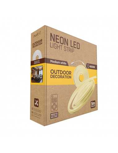 Tira led muvit io neon ip65 4000w 5m blanco medio