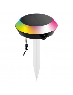 Lampara de luz solar muvit io wireless mesh + sensor de movimiento