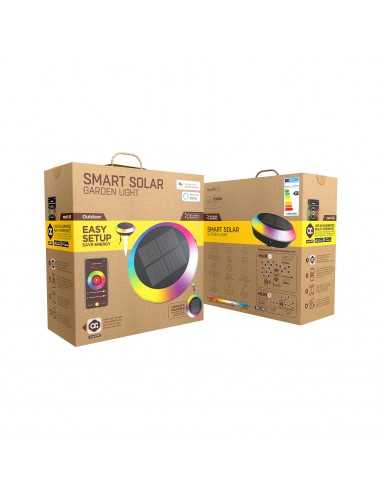 Lampara de luz solar muvit io wireless mesh + sensor de movimiento