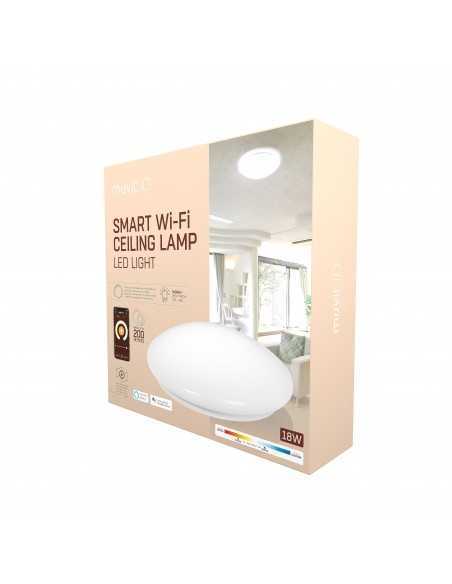 Lampara techo muvit io wifi 18w blanco + cct Lampara techo muvit io wifi 18w blanco + cct