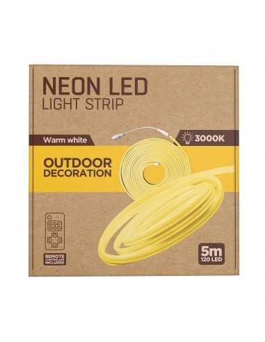 Tira led muvit io neon ip65 3000w 5m blanco calido
