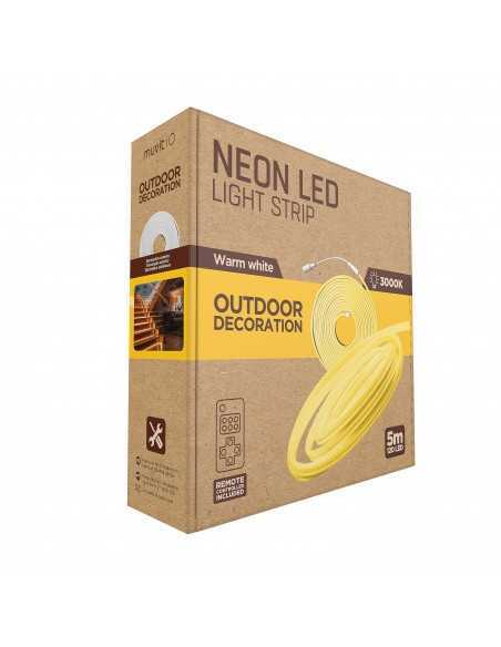 Tira led muvit io neon ip65 3000w 5m blanco calido Tira led muvit io neon ip65 3000w 5m blanco calido