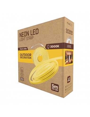 Tira led muvit io neon ip65 3000w 5m blanco calido