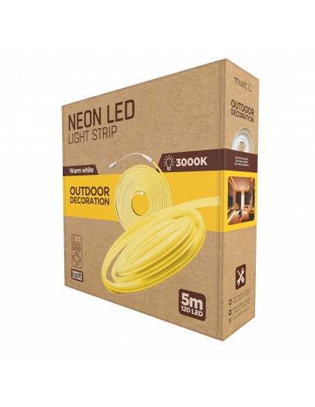 Tira led muvit io neon ip65 3000w 5m blanco calido Tira led muvit io neon ip65 3000w 5m blanco calido