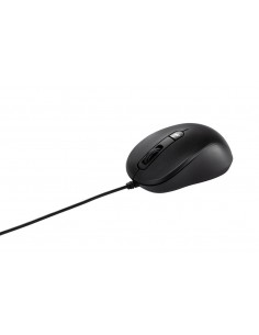 Mu101c ratón asus silencioso con cable y sensor azul