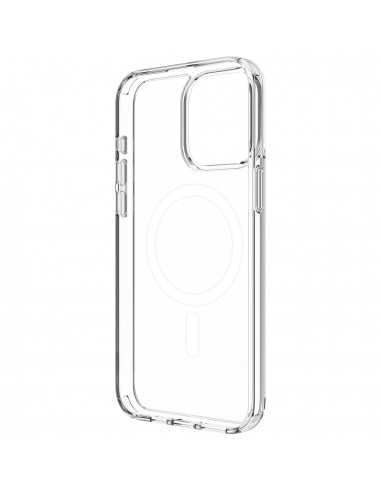 Funda muvit recycletek magsafe para apple iphone 15 plus transparente