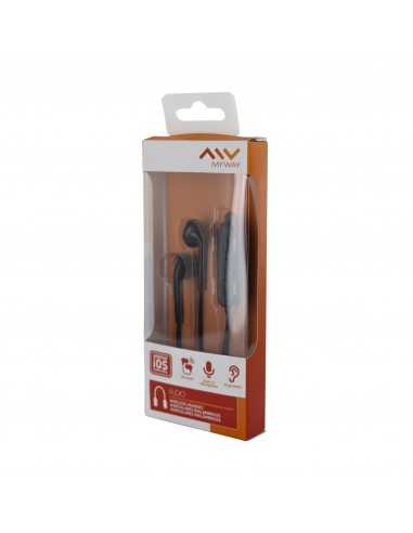 Auriculares myway mwhph0022 inalambrico negro