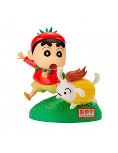 Figura banpresto crayon shinchan vignette vegetable costume 10cm