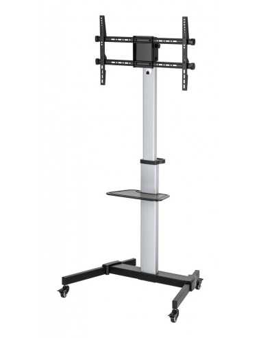 Soporte suelo con ruedas ewent vesa hasta 86 pulgadas 600x400mm max 50kg