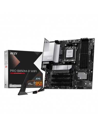 Placa base msi pro b850m - p wifi am5 matx - 4x ddr5
