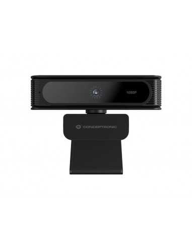 Webcam fhd conceptronic amdis 1080p usb reconocimiento facial windows hello 30fps angulo vision 80º