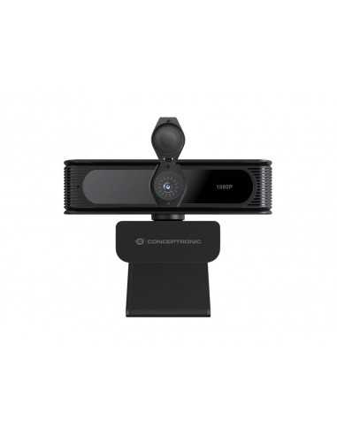Webcam fhd conceptronic amdis 1080p usb reconocimiento facial windows hello 30fps angulo vision 80º