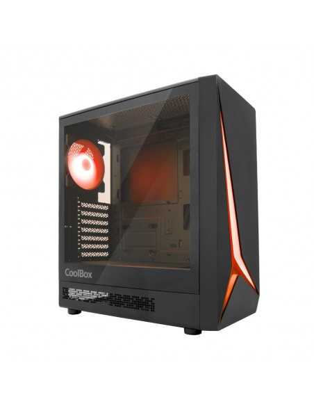 Caja ordenador gaming coolbox ga450 star light argb atx negro