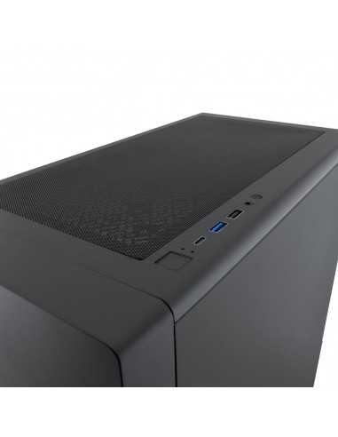 Caja ordenador gaming coolbox ga450 star light argb atx negro