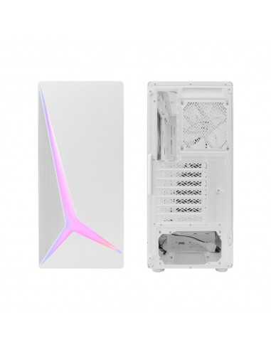 Caja ordenador gaming coolbox ga450 star light argb atx blanco