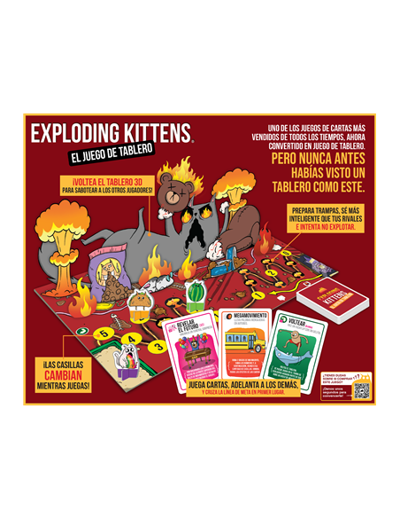 Juego de mesa exploding kittens: el juego de tablero Juego de mesa exploding kittens: el juego de tablero