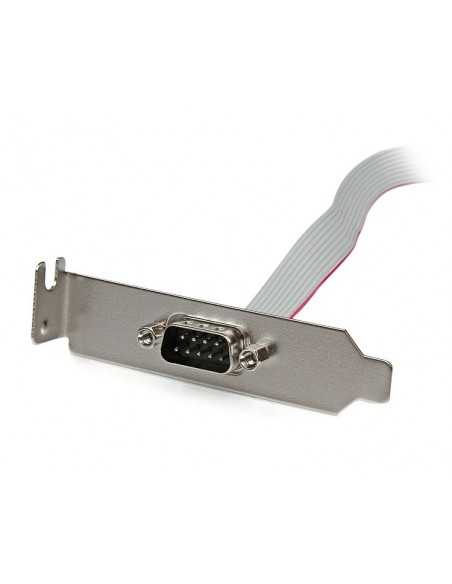 Adaptador startech header cabezal bracket serie serial rs232 a idc placa base perfil bajo 40cm Adaptador startech header cabezal bracket serie serial rs232 a idc placa base perfil bajo 40cm