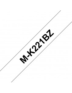 Cinta laminada brother mk221bz 9mm x 8m