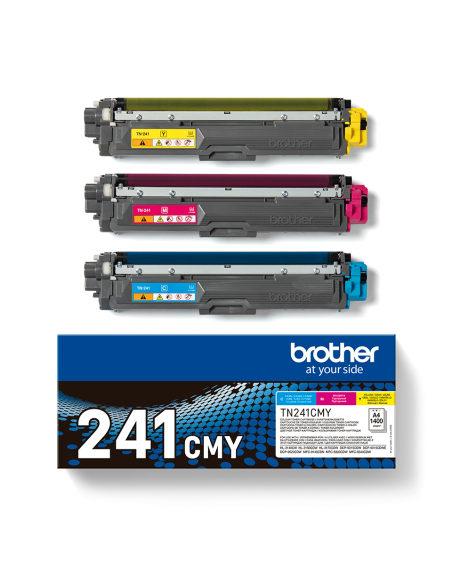 Pack toner brother tn241cmy