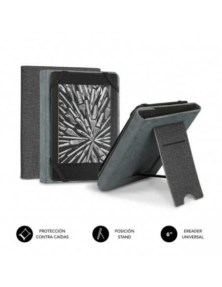 Funda subblim clever ebook case 6 pulgadas stand case gris