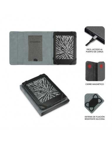 Funda subblim clever ebook case 6 pulgadas stand case gris