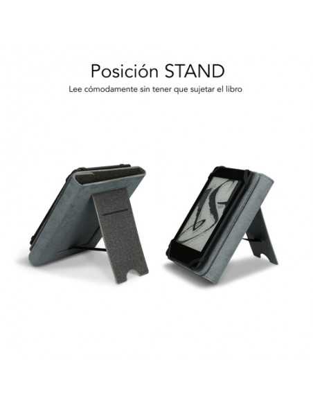 Funda subblim clever ebook case 6 pulgadas stand case gris Funda subblim clever ebook case 6 pulgadas stand case gris