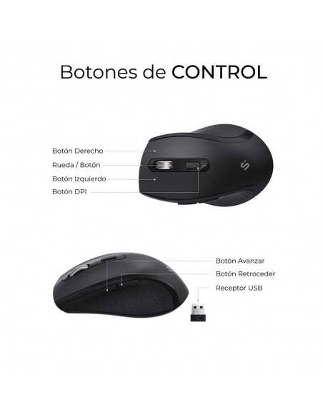 Teclado + raton subblim combo dual office prowave negro Teclado + raton subblim combo dual office prowave negro