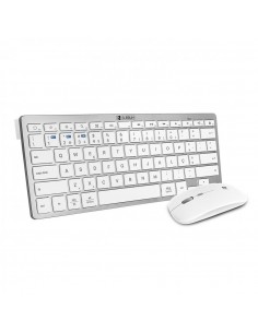 Teclado + raton subblim combo plata portugues