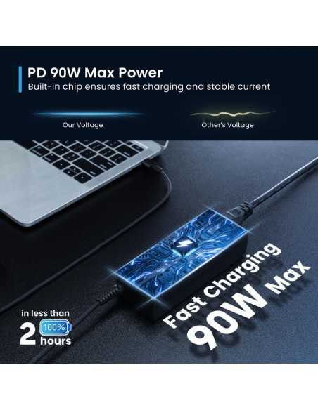 Cargador ewent ew3982 para portatil 90w Cargador ewent ew3982 para portatil 90w